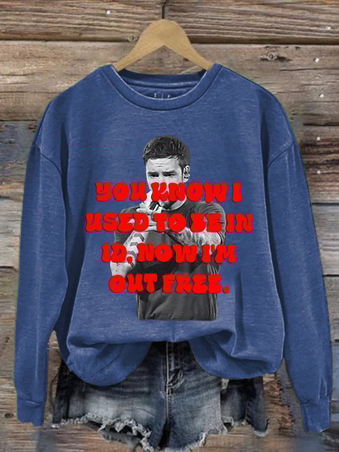 Women'S You Know I Used To Be In 1D Now I'M Omt Free Print Sweatshirt