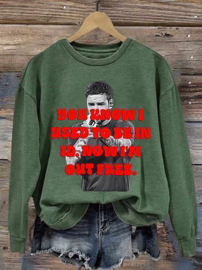 Women'S You Know I Used To Be In 1D Now I'M Omt Free Print Sweatshirt