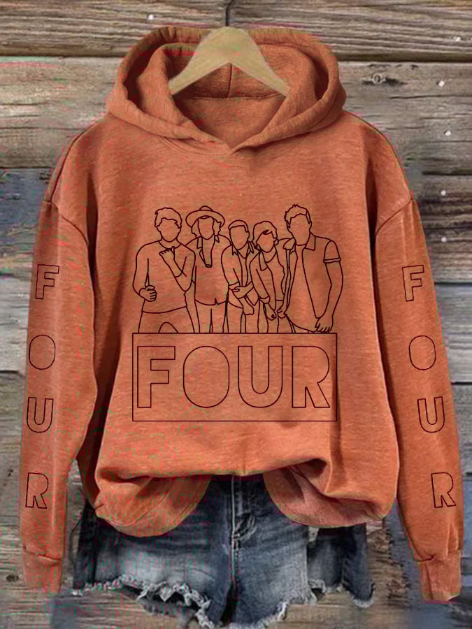 Women's 1D Print Hoodie