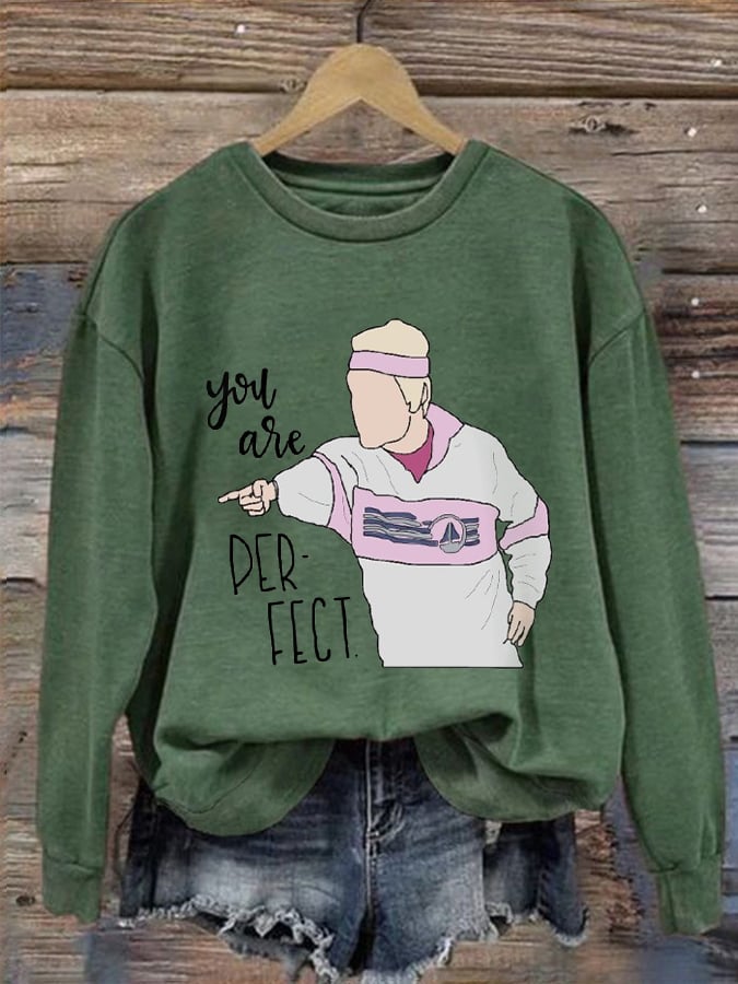 Women's In Memory of Liam You Are Perfect Printed Sweatshirt