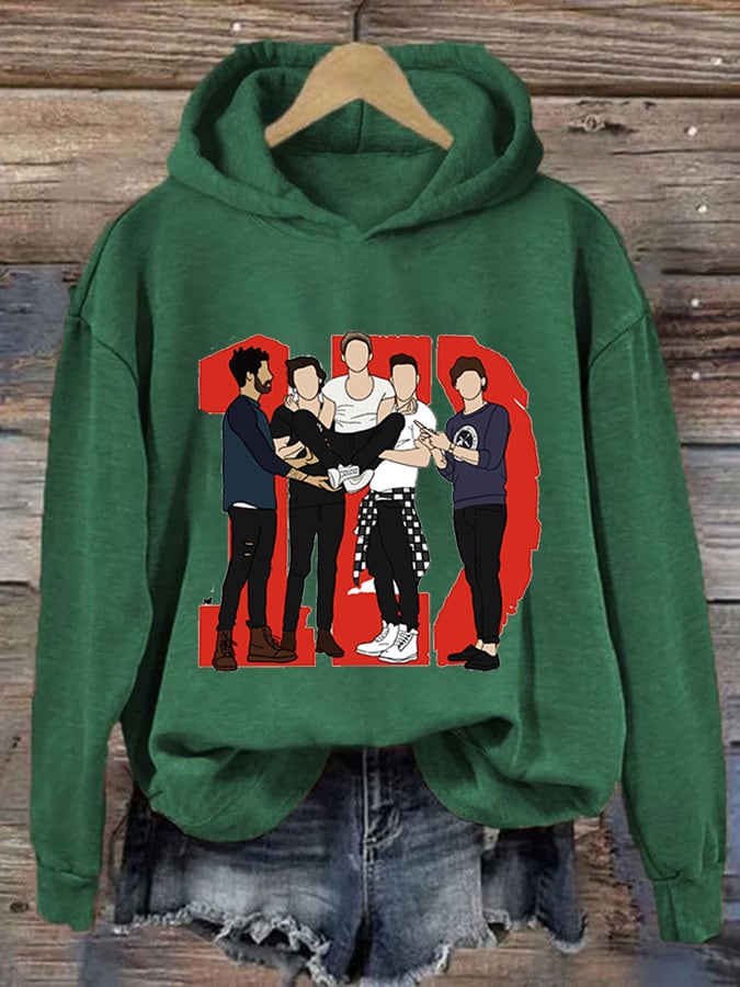 Women's Print Casual Hoodie