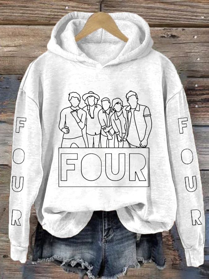 Women's 1D Print Hoodie