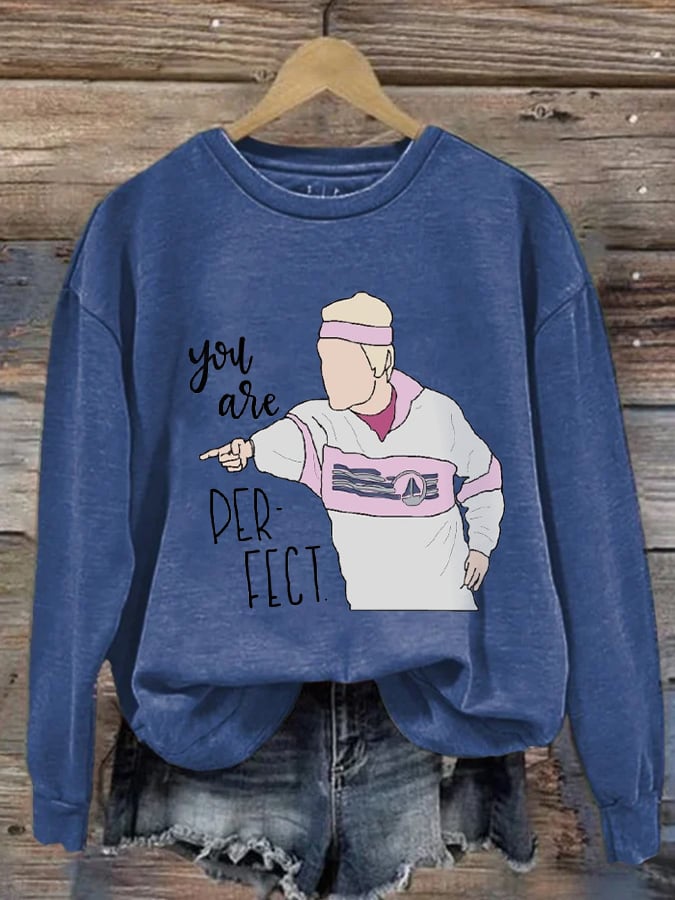 Women's In Memory of Liam You Are Perfect Printed Sweatshirt