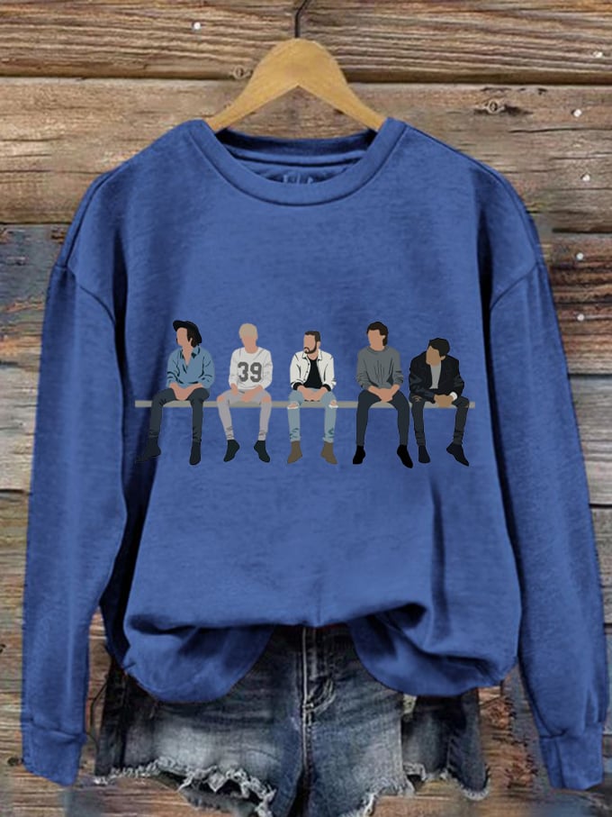 Women's In Memory of Liam Print Crew Neck Sweatshirt