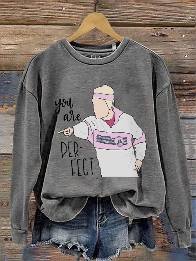 Women's In Memory of Liam You Are Perfect Printed Sweatshirt