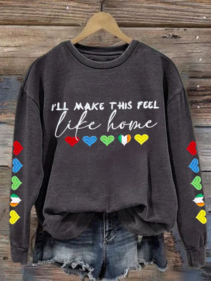 Women's Liam Payne Print Casual Sweatshirt