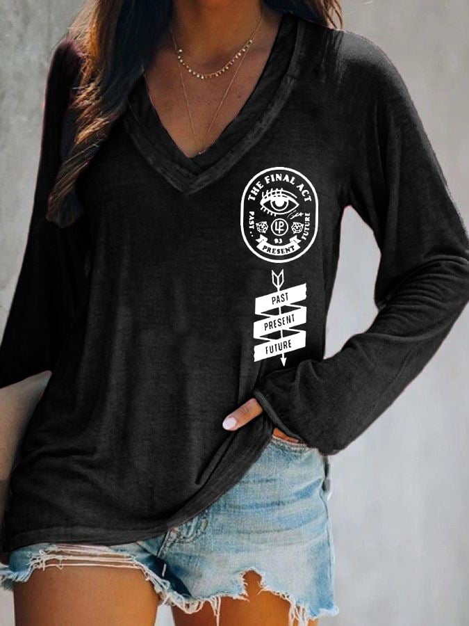 Women's Payne Commemorative Print V-Neck T-Shirt