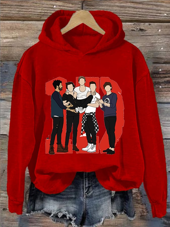 Women's Print Casual Hoodie