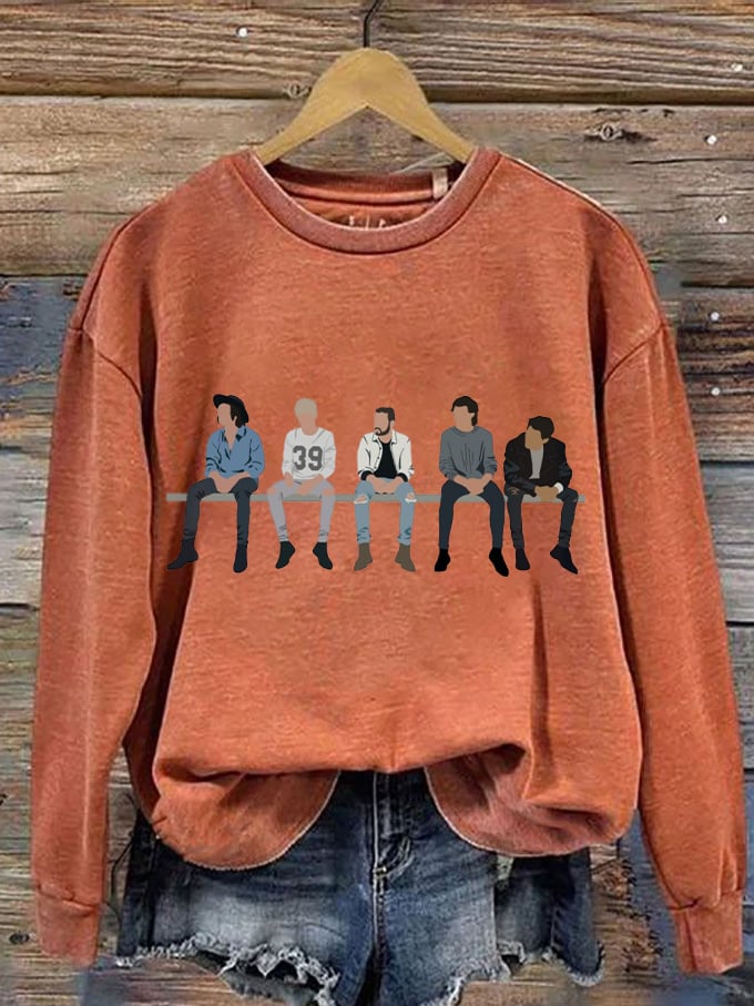 Women's In Memory of Liam Print Crew Neck Sweatshirt