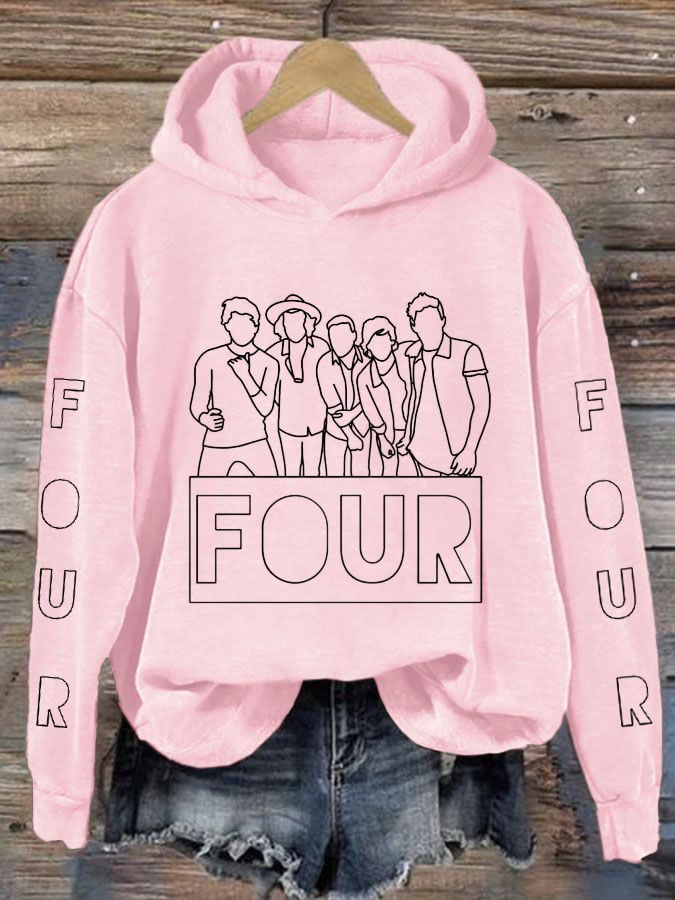 Women's 1D Print Hoodie