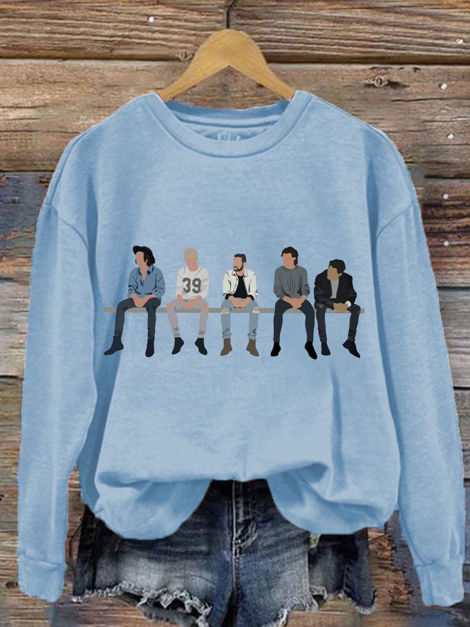 Women's In Memory of Liam Print Crew Neck Sweatshirt