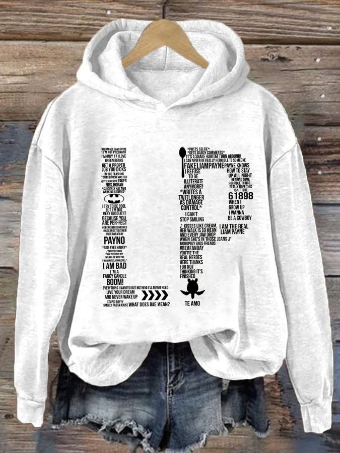 Women's LP1 Classic Print Casual Hoodie