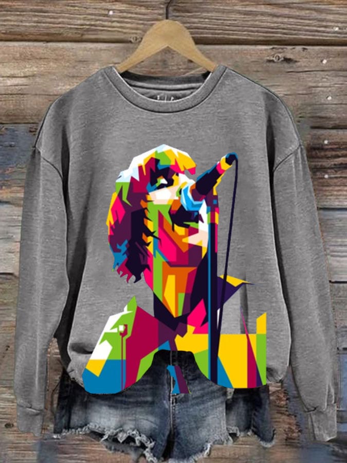 Women's Liam Payne Print Casual Sweatshirt