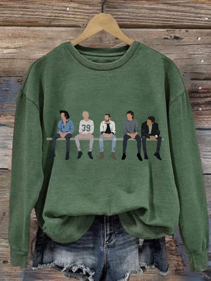 Women's In Memory of Liam Print Crew Neck Sweatshirt