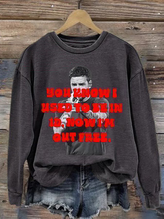 Women'S You Know I Used To Be In 1D Now I'M Omt Free Print Sweatshirt
