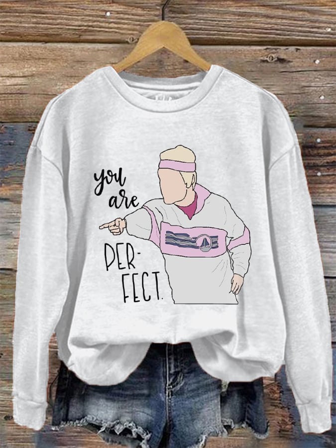 Women's In Memory of Liam You Are Perfect Printed Sweatshirt