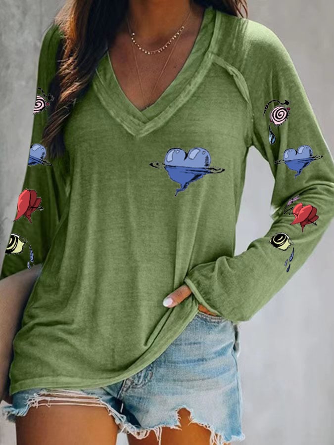 Women's RIP liam printed T-shirt