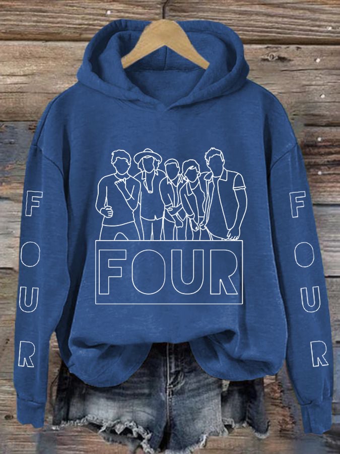 Women's 1D Print Hoodie