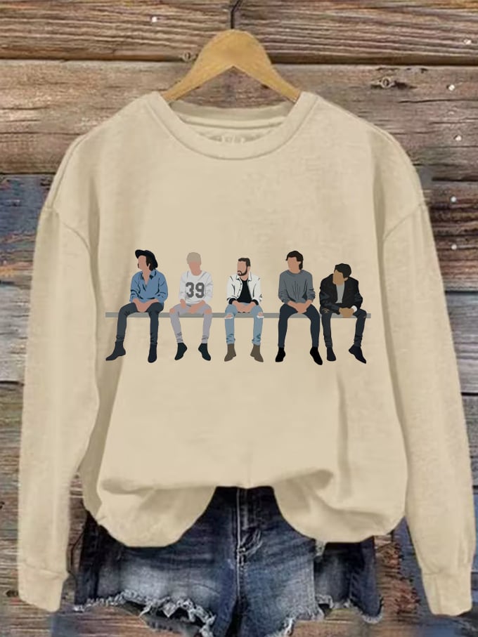 Women's In Memory of Liam Print Crew Neck Sweatshirt