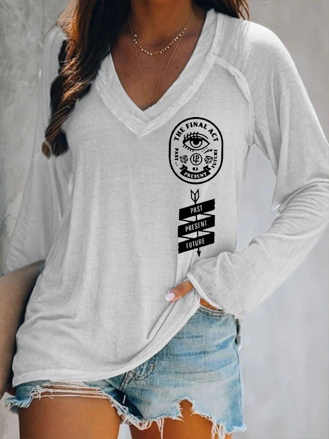Women's Payne Commemorative Print V-Neck T-Shirt