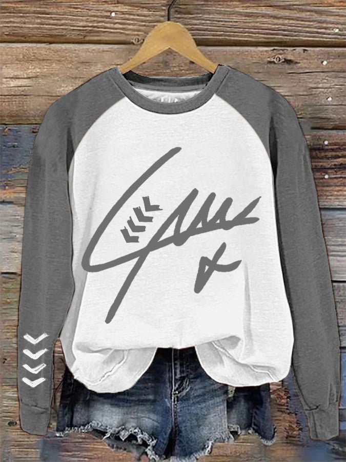 Women's Hot Character Printed Casual Sweatshirt