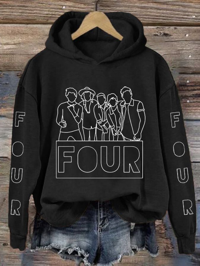 Women's 1D Print Hoodie