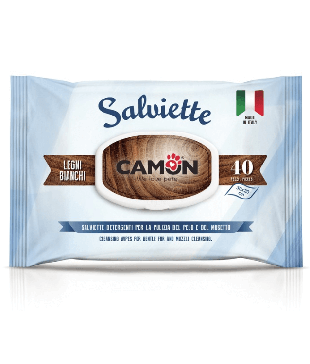 Camon Salviette Cleaning Wipes With Milk and Honey 40 Sheets