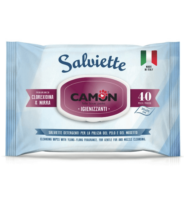 Camon Salviette Myrrh & Chlorhexidine Wipes 40 Sheets