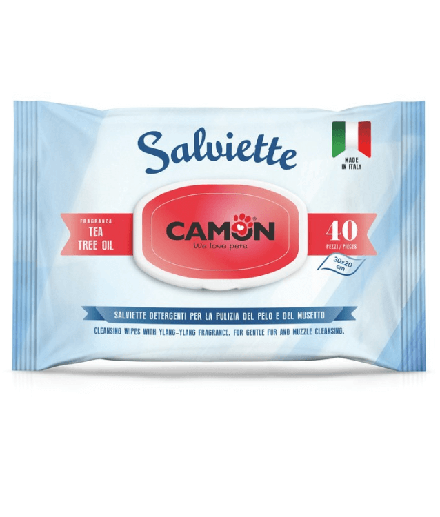 Camon Salviette Tea Tree Oil Cleaning Wipes 40 Sheets
