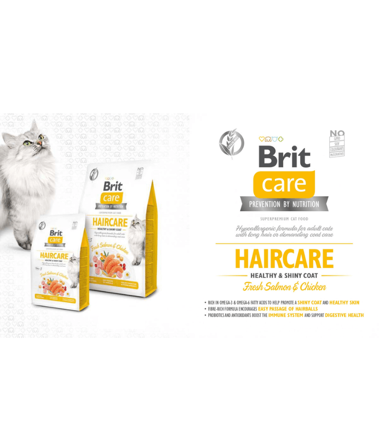 Brit Care - Cat Grain-Free Haircare Healthy And Shiny Coat 2kg