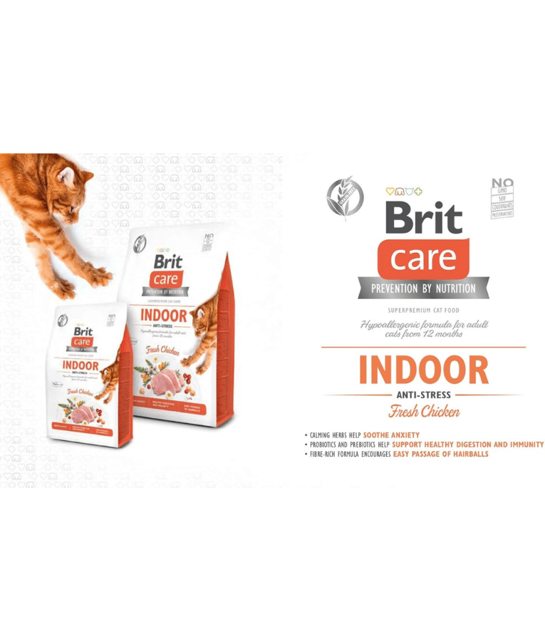 Brit Care - Cat Grain-Free Indoor Anti-stress 2kg
