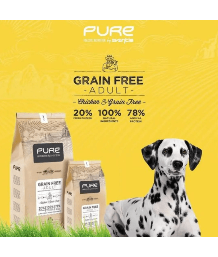 Avantis Pure - Grain Free Adult With Chicken 2kg-12kg