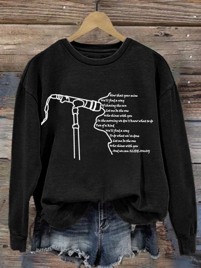 Women'S Casual Round Neck Sweatshirt