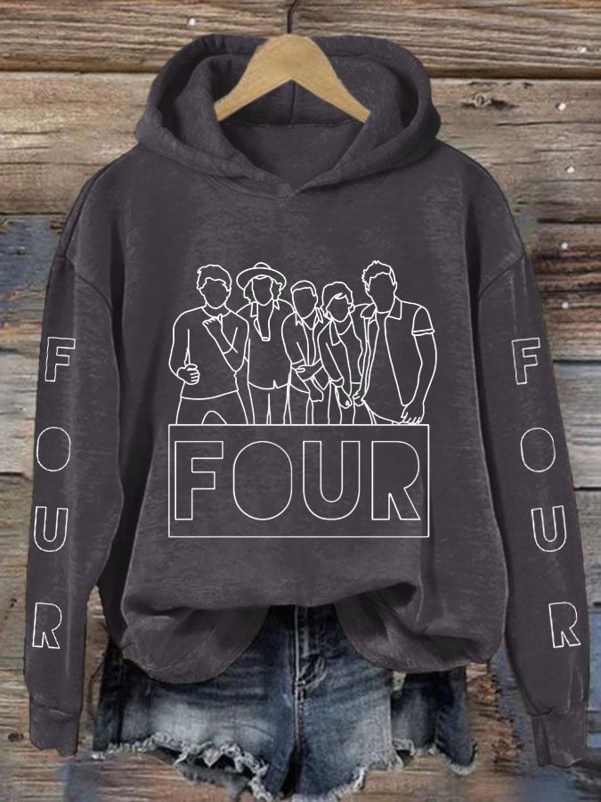 Women's 1D Print Hoodie