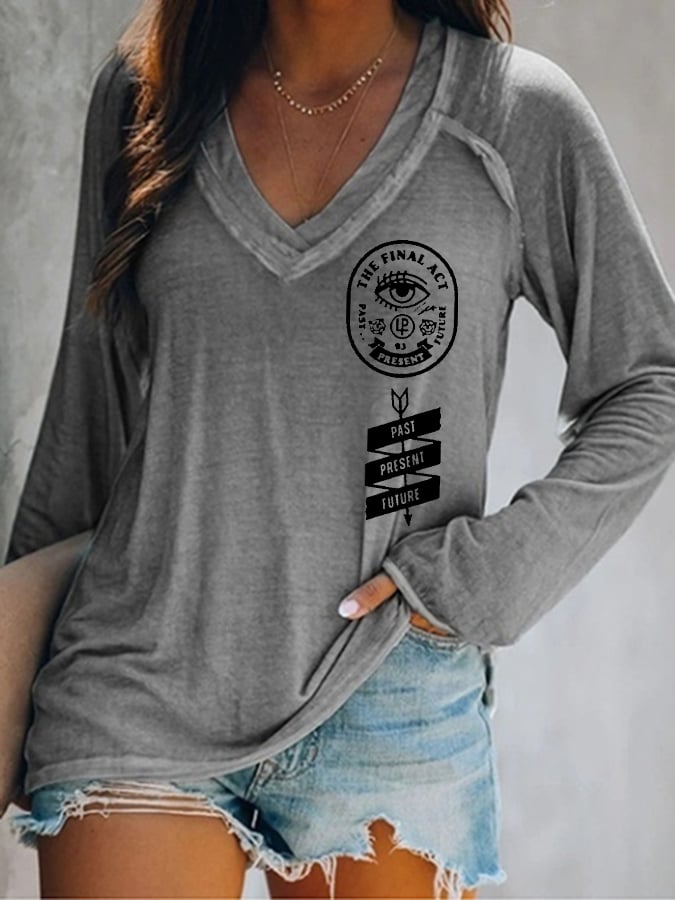 Women's Payne Commemorative Print V-Neck T-Shirt