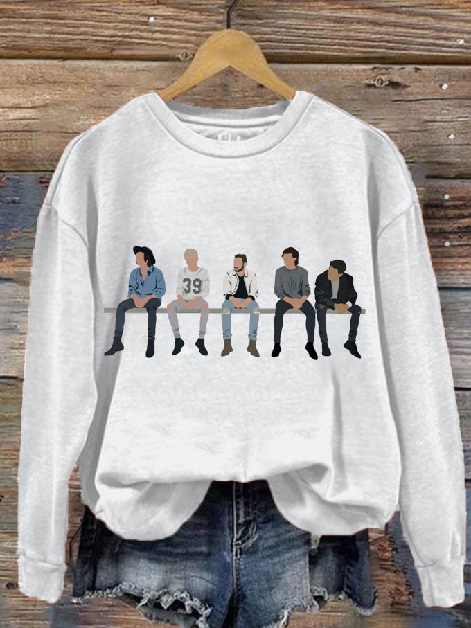 Women's In Memory of Liam Print Crew Neck Sweatshirt