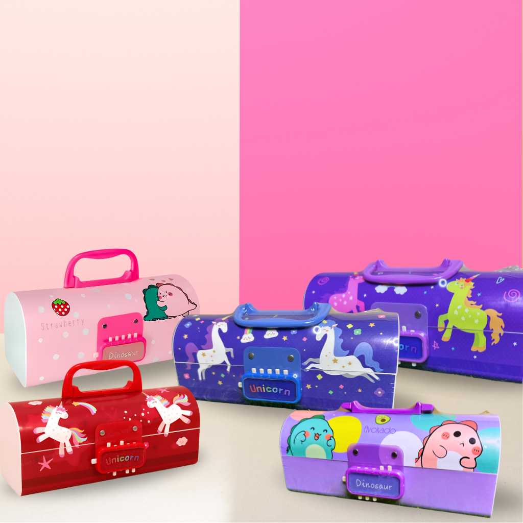 Cute Pencil Case with Passcode for Kids - DODKart