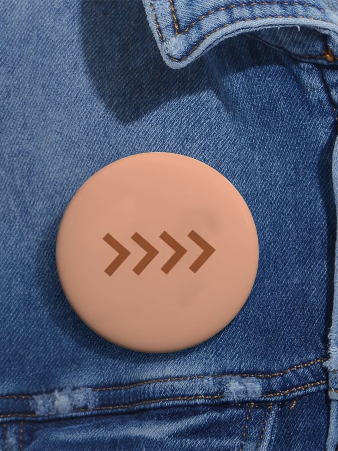 Unisex hot Spot Commemorating Brooch