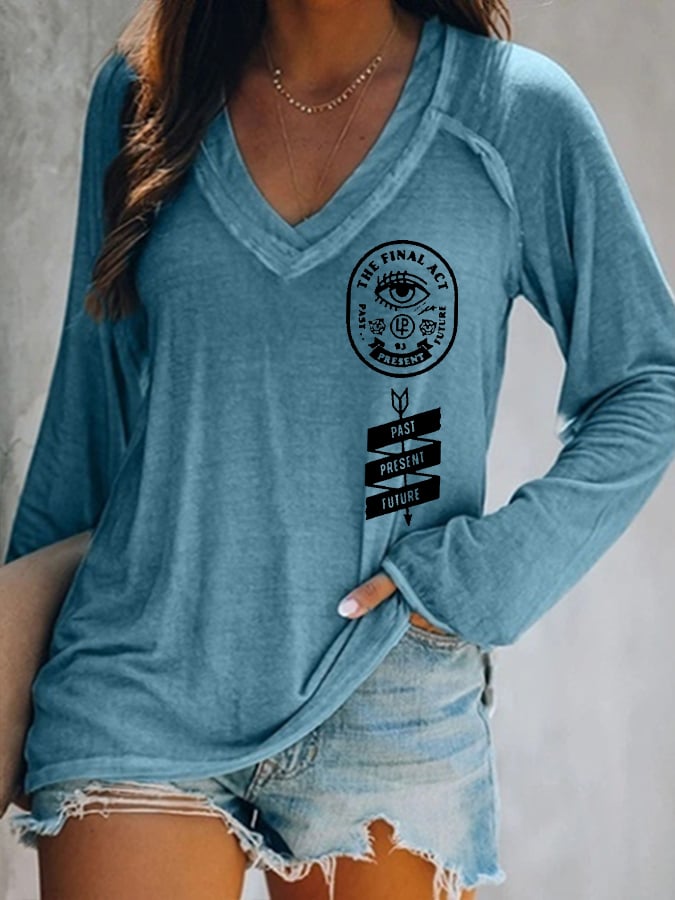 Women's Payne Commemorative Print V-Neck T-Shirt