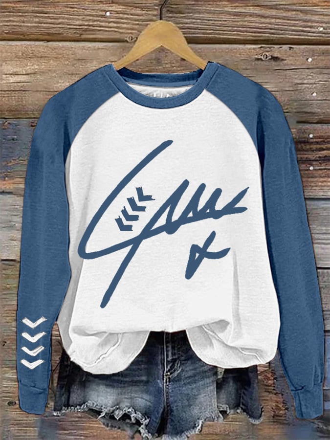 Women's Hot Character Printed Casual Sweatshirt
