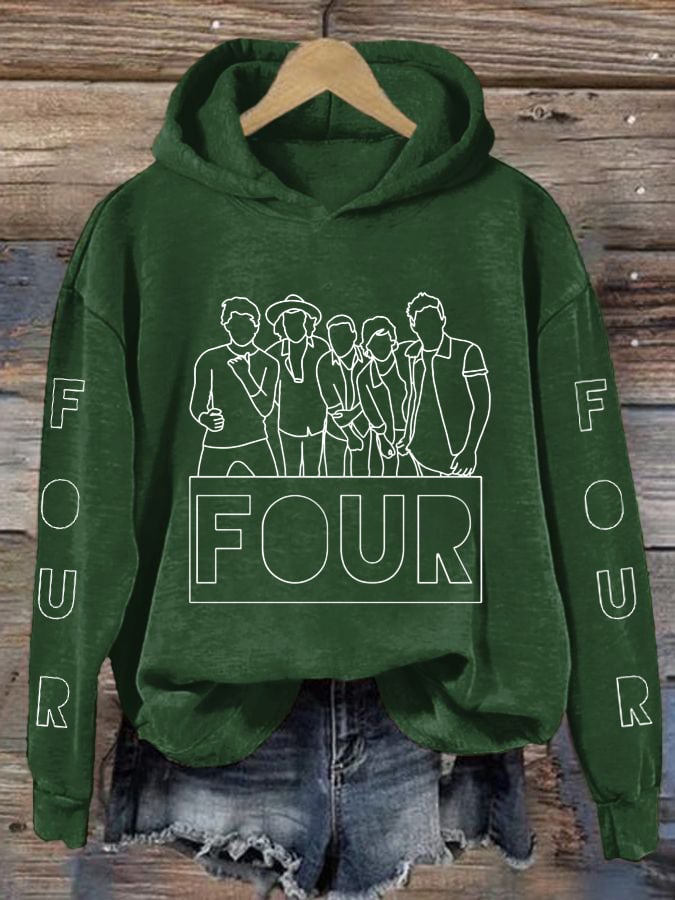 Women's 1D Print Hoodie