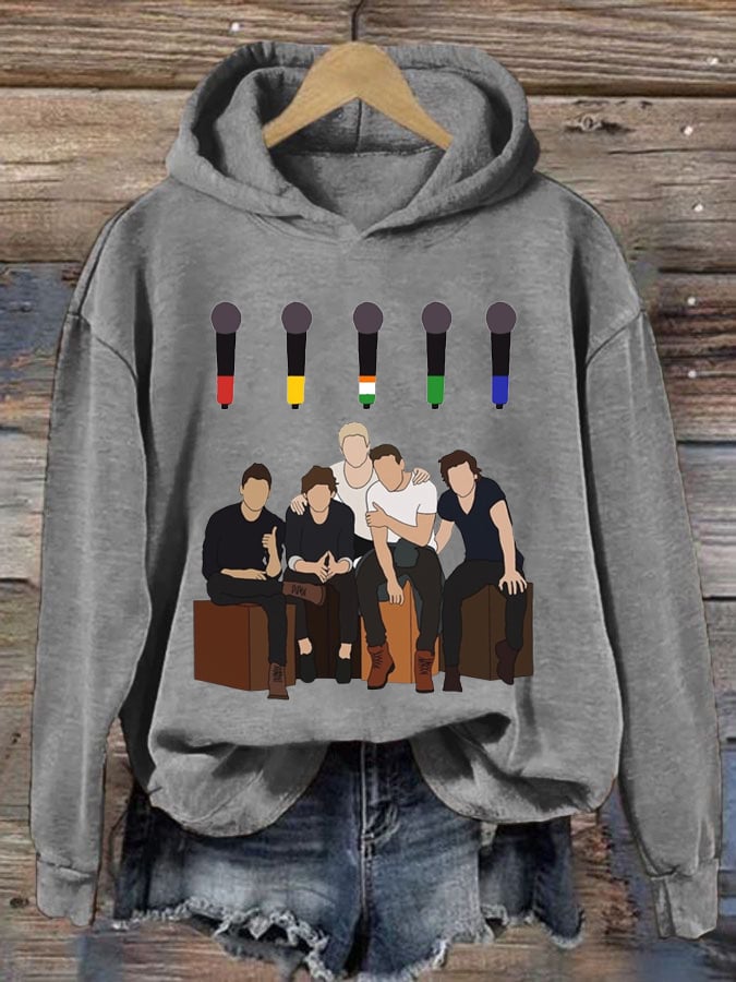 Women's 1D Print Hoodie