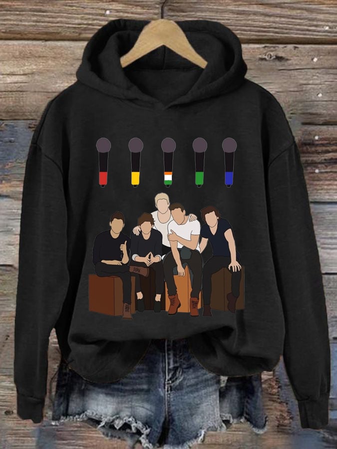 Women's 1D Print Hoodie