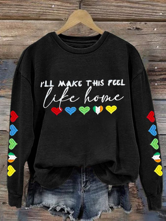 Women's Liam Payne Print Casual Sweatshirt