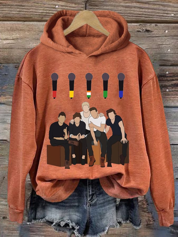 Women's 1D Print Hoodie
