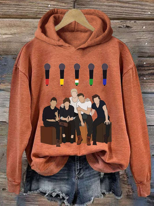 Women's 1D Print Hoodie