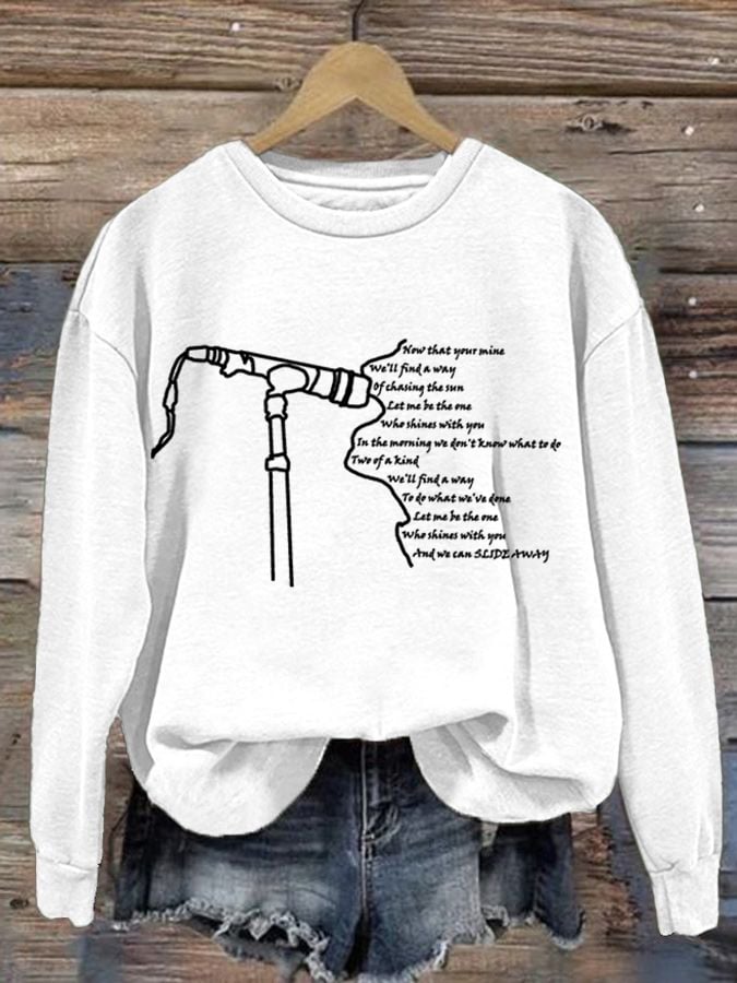 Women'S Casual Round Neck Sweatshirt