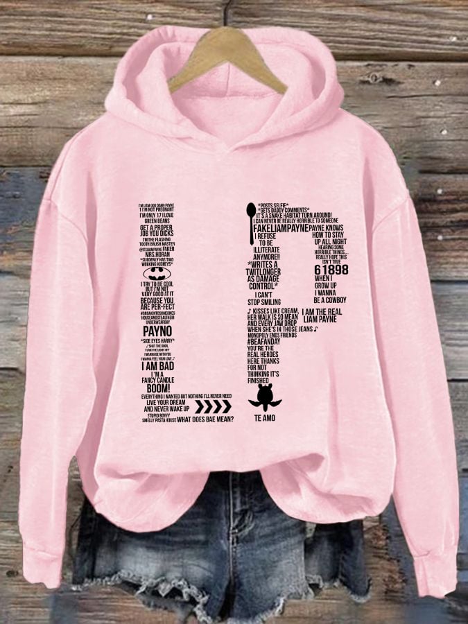 Women's LP1 Classic Print Casual Hoodie