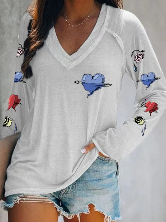 Women's RIP liam printed T-shirt
