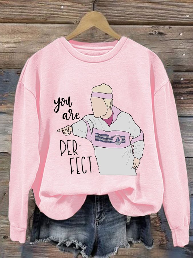 Women's In Memory of Liam You Are Perfect Printed Sweatshirt